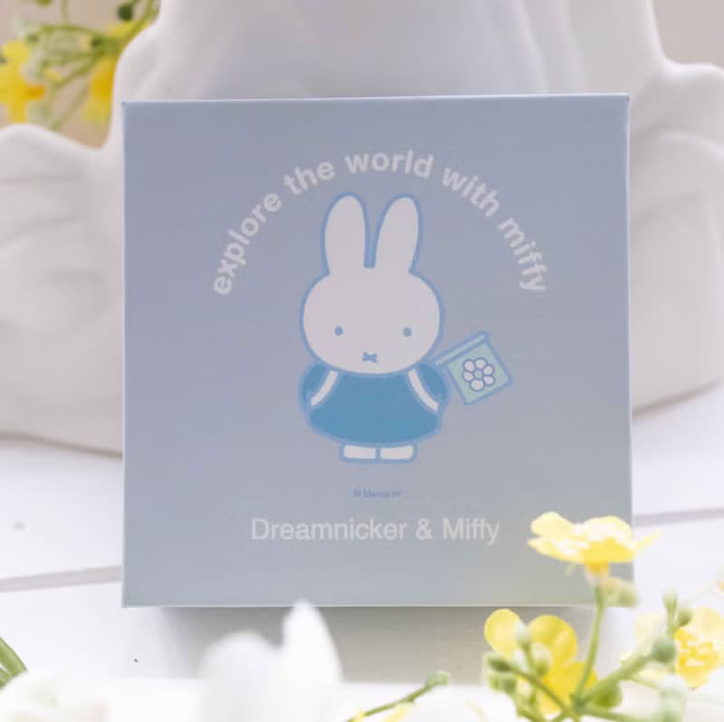 【Pinkoi x miffy】 Miffy 在睡覺純銀耳環 金色