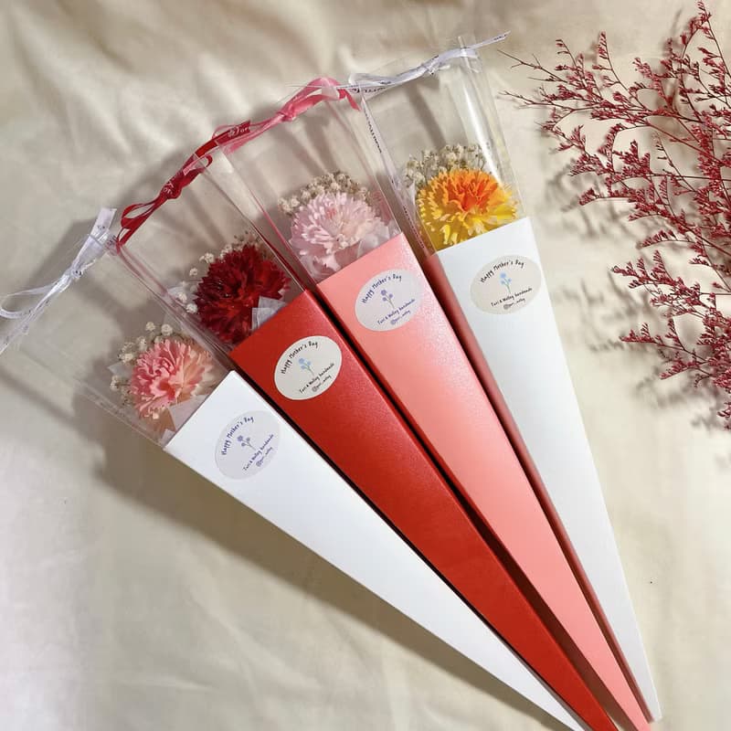 單枝康乃馨/康乃馨花束/康乃馨花盒/乾燥康乃馨/母親節花禮