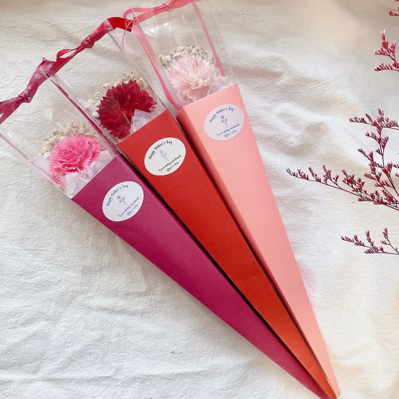 單枝康乃馨/康乃馨花束/康乃馨花盒/乾燥康乃馨/母親節花禮