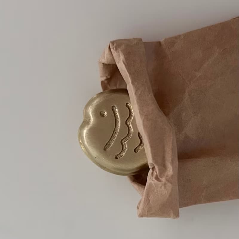 鯛魚燒 黃銅鑰匙圈