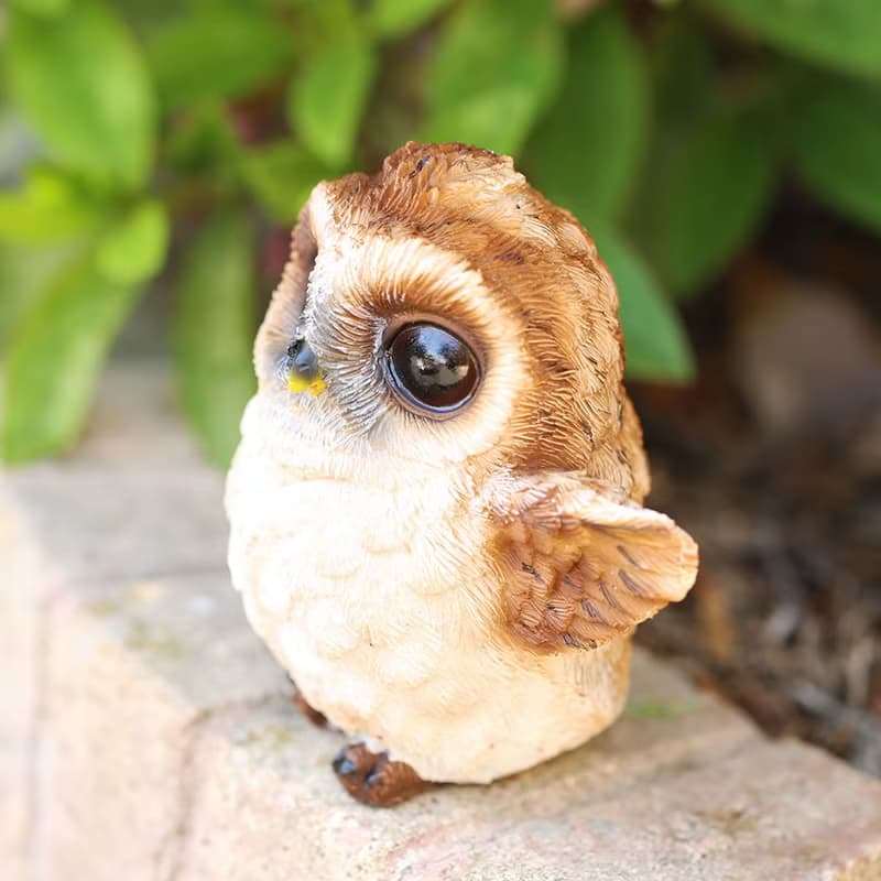 デバリエ mo08 フクロウの置物 梟 レジン製 ギフト 誕生日プレゼント 最適なプレゼント