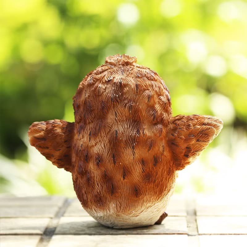 デバリエ mo08 フクロウの置物 梟 レジン製 ギフト 誕生日プレゼント 最適なプレゼント