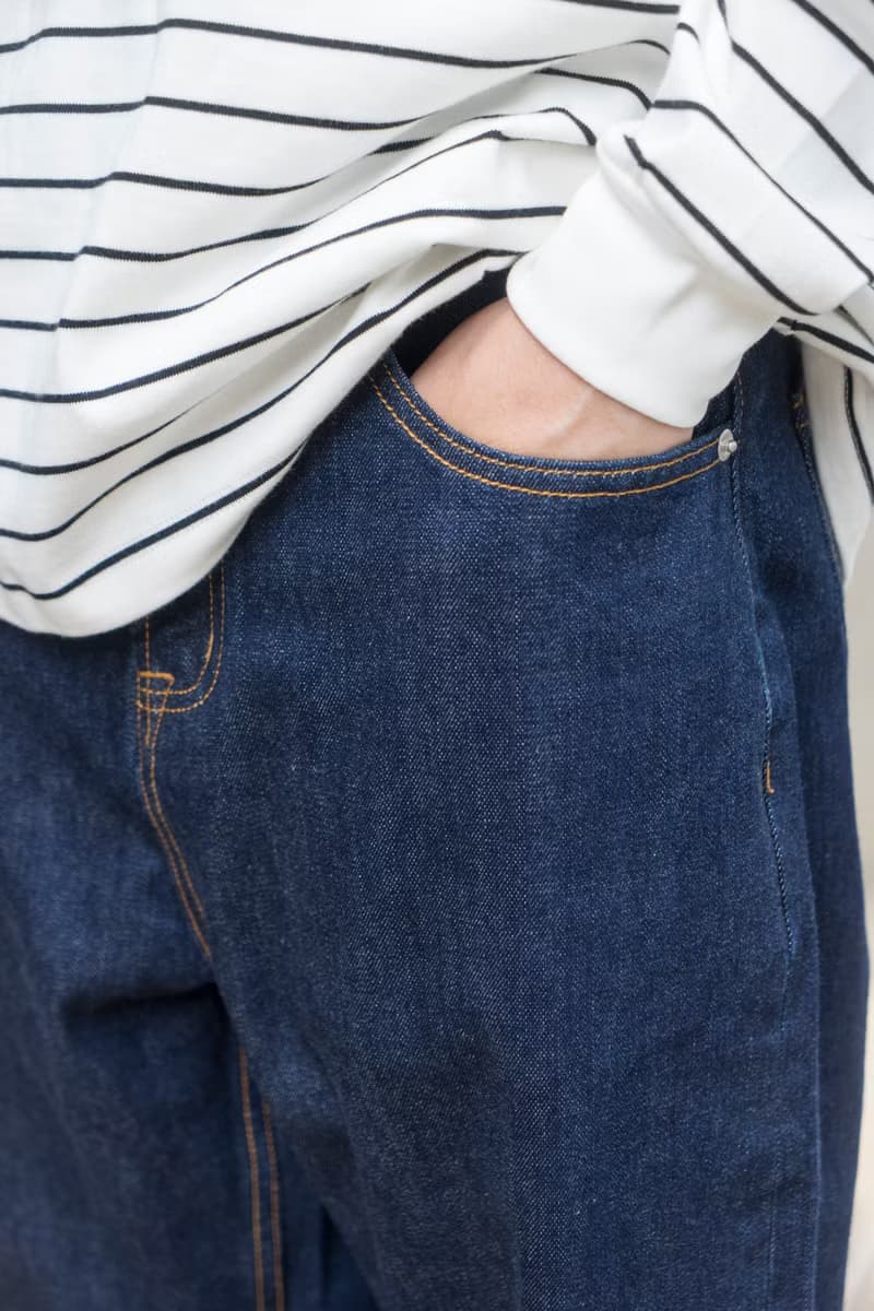 DENIM PANTS 原色單寧牛仔褲 美式復古休閒寬鬆直筒赤耳牛仔褲
