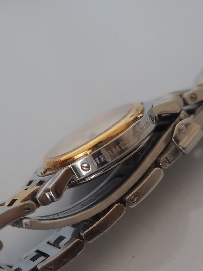 HERMÈS Clipper Watch エルメス クリッパー ウォッチ 腕時計 ゴールド シルバー コンビ ヴィンテージ