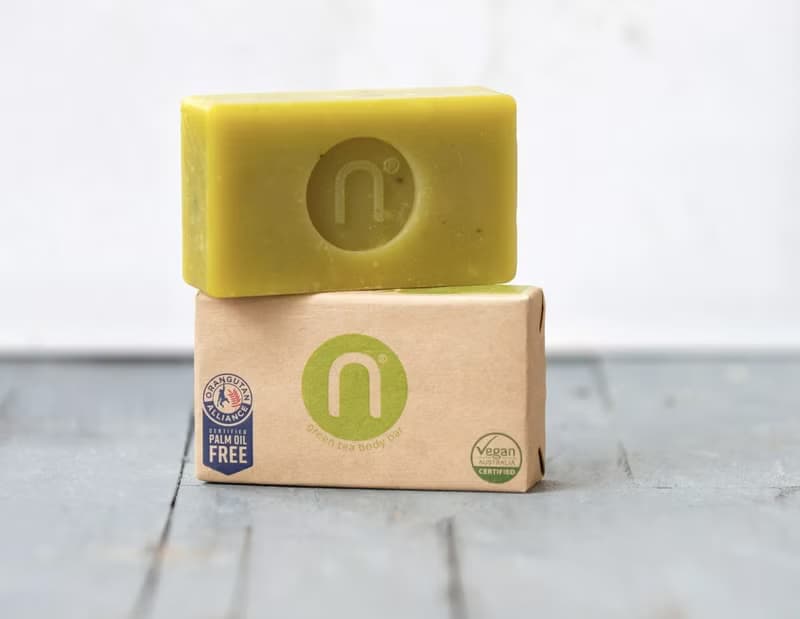 橄欖木肥皂架 + 澳洲品牌nude手工皂