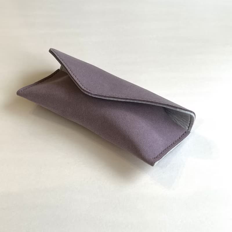 Envelpoe 素皮革質感眼鏡盒 - 落日沙灘色系 - 雙色
