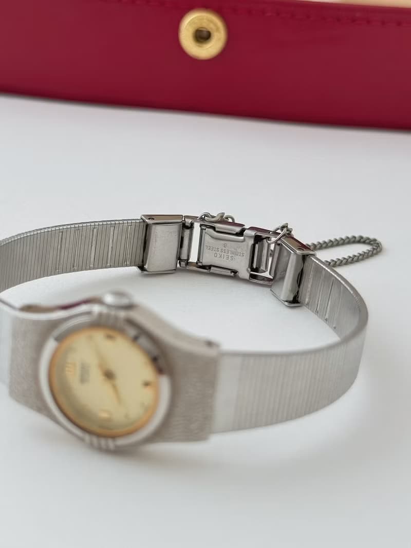 Vintage Seiko Silver Tone Bracelet Watch
