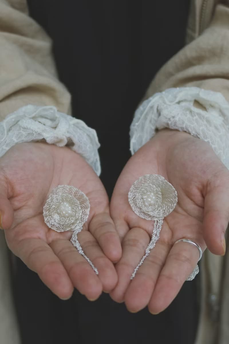 霧中雪花 夾式耳環 耳夾 珍珠 925銀針 新娘耳環 婚禮飾品 樹脂