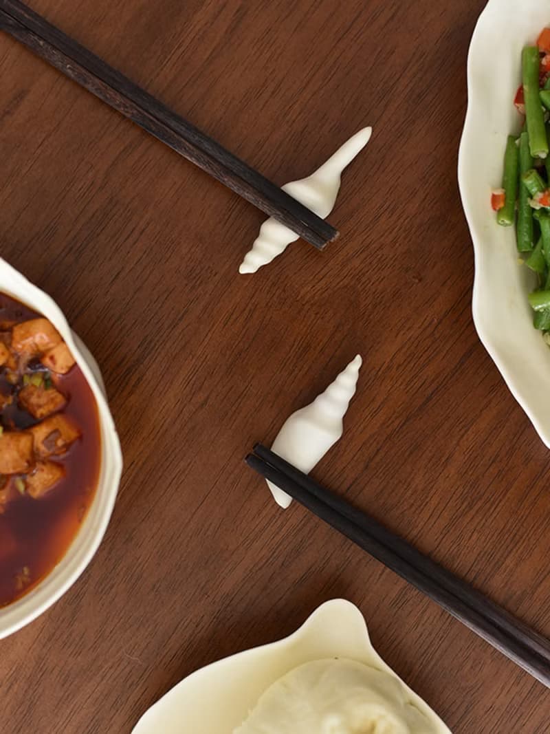 言己生活 手作陶瓷筷托 創意陶瓷小擺件
