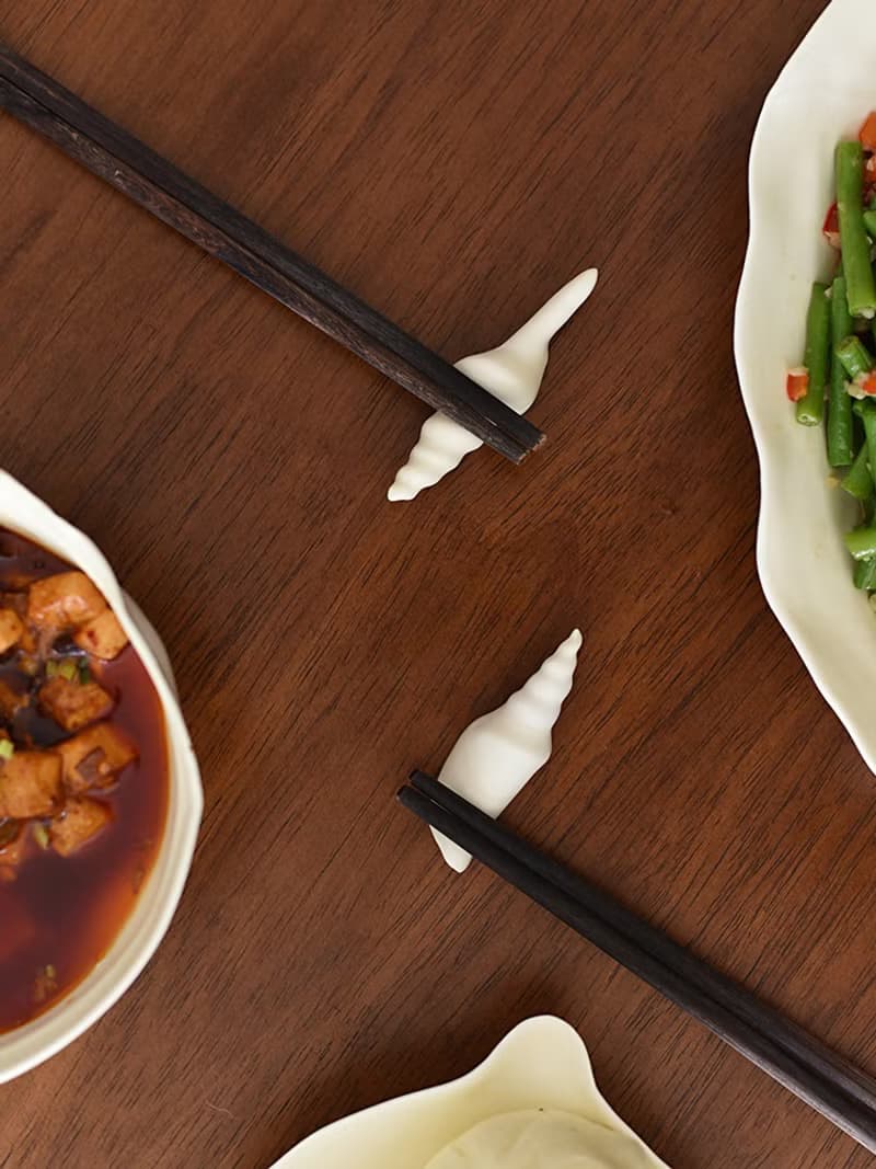 言己生活 手作陶瓷筷托 創意陶瓷小擺件