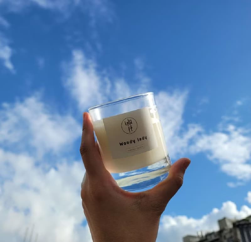香水蠟燭【 無敵美女 Woody lady 】Scent candle