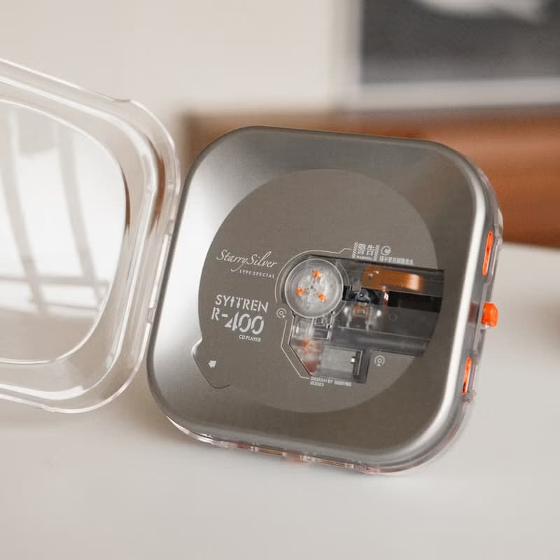 R400 CD player 高音質 果凍機 便攜式 藍牙 (白色/銀色/活力黃)