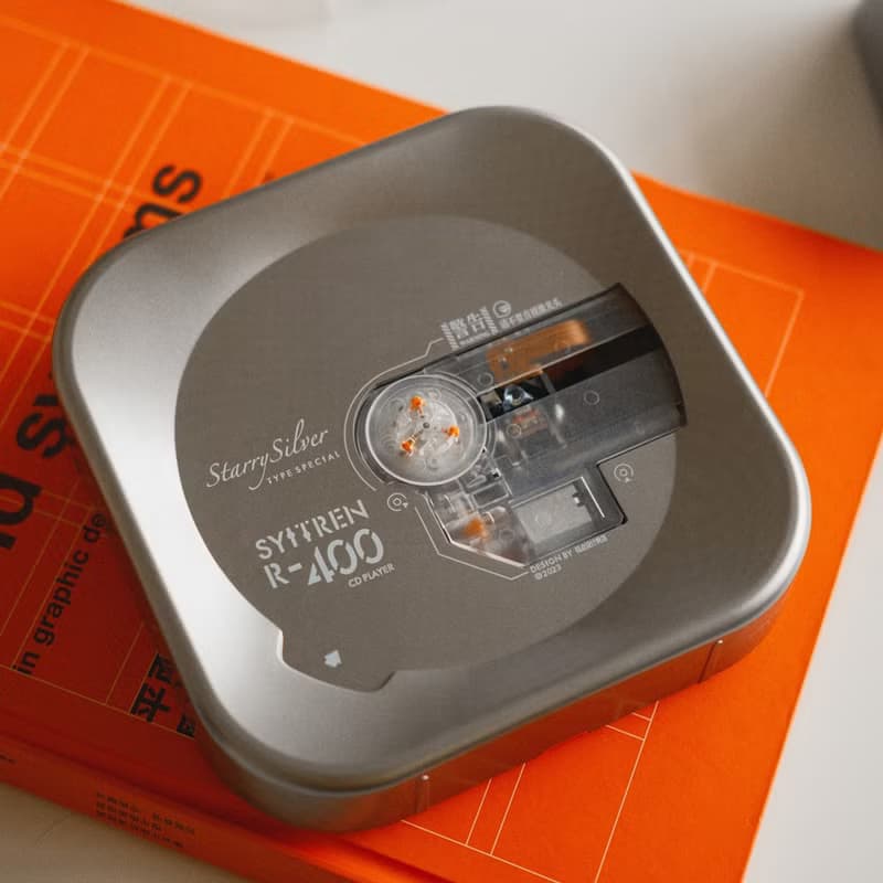 R400 CD player 高音質 果凍機 便攜式 藍牙 (白色/銀色/活力黃)