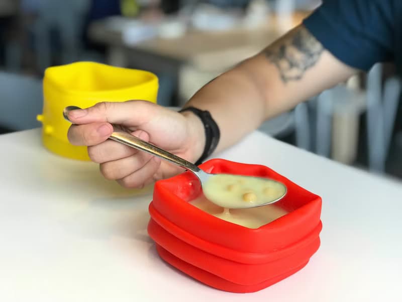 加拿大LUUMI Bowl 外食帶 紅