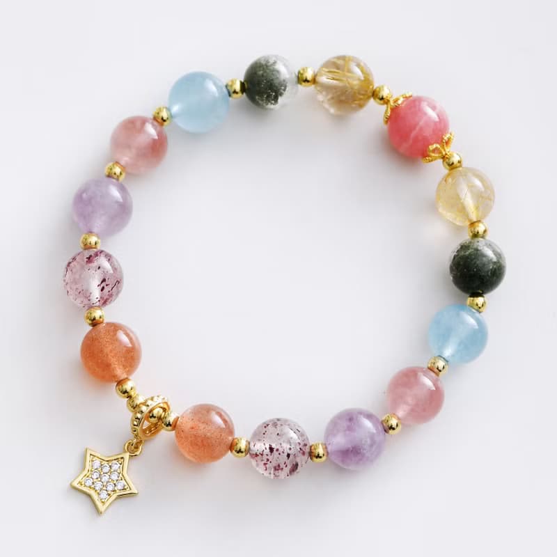 金 - 隨心所欲7A晶石手鍊(含開光)五行、招財、事業、貴人