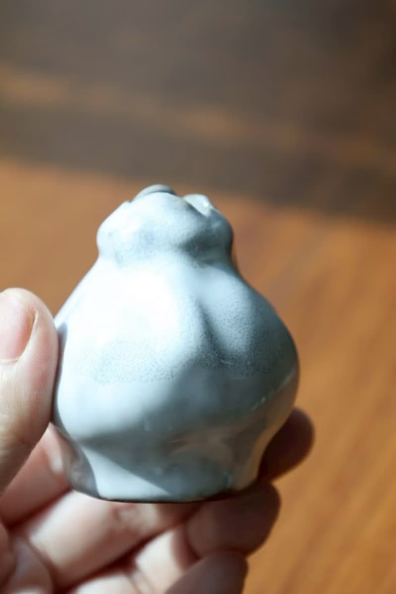 【喬遷禮物】細雪之花手捏迷你花器侘寂風雕塑擺件藝術作品日本紫