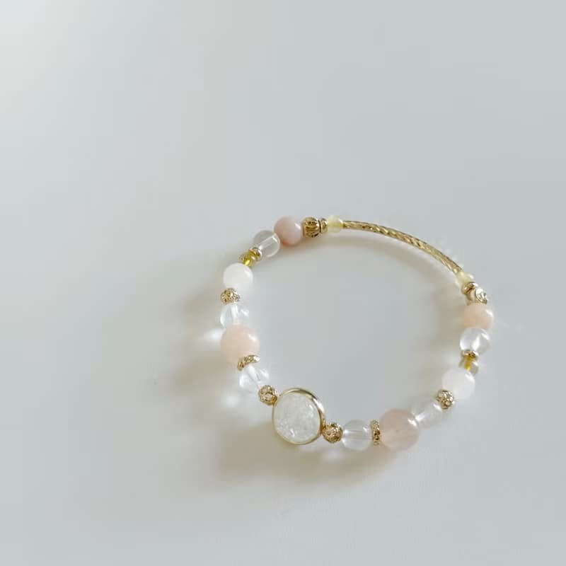 Mimis 設計款 柔光呢喃 胎毛 母乳彈性手鍊