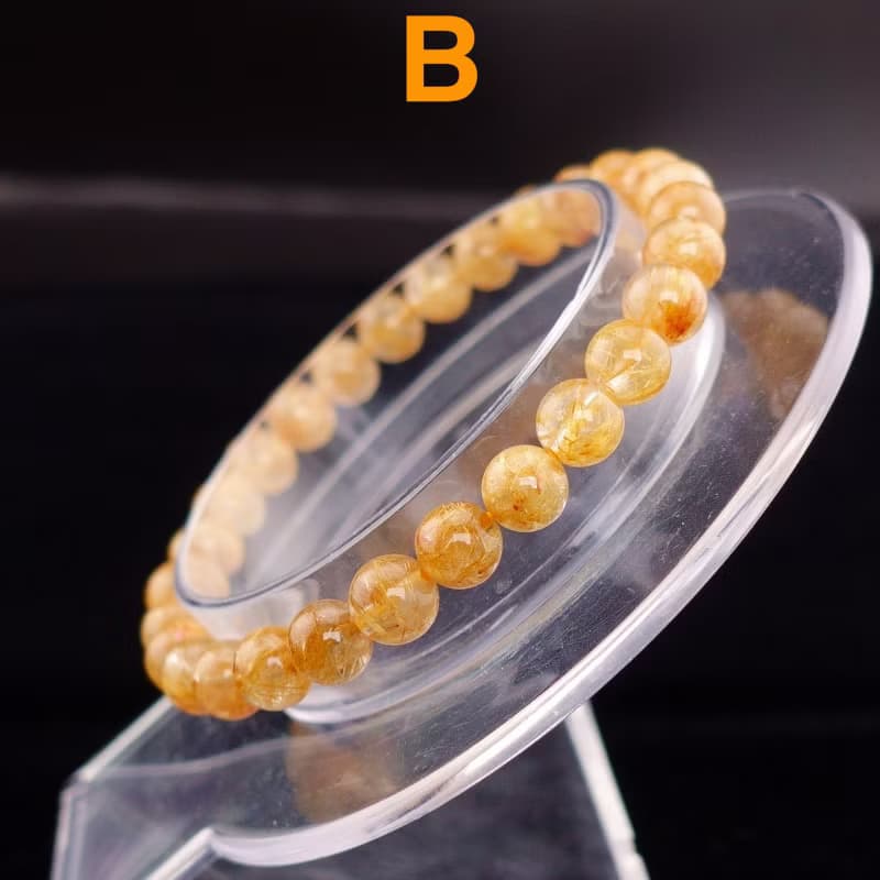 寶麗金珠寶-天然鈦晶手珠