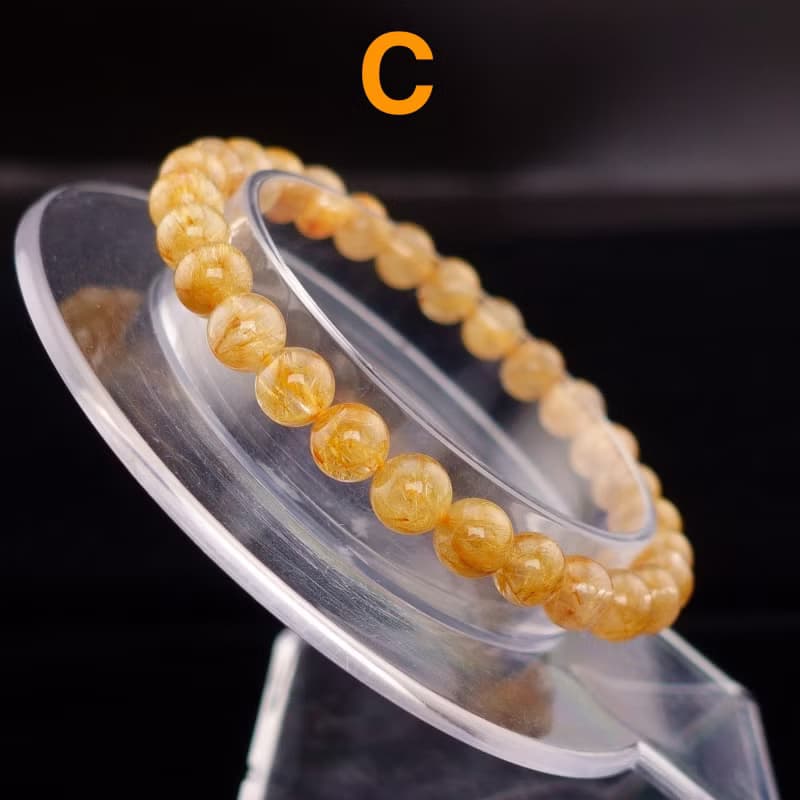 寶麗金珠寶-天然鈦晶手珠