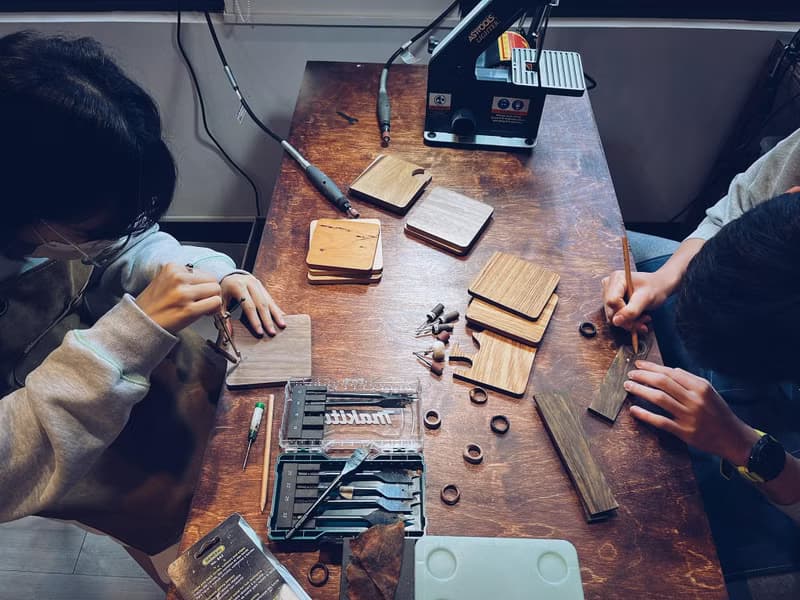 【體驗】【一人成團】台北迪化街手工戒指體驗課/木戒指