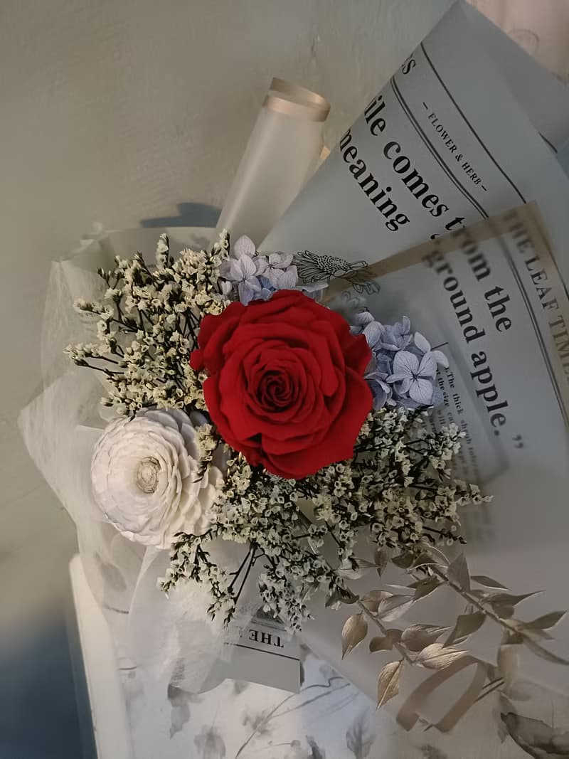 厄瓜多玫瑰花束 不凋花