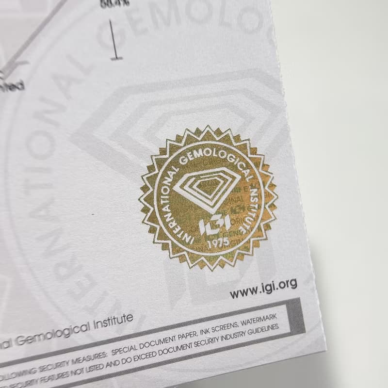 同輝 - 50分祖母綠式培育鑽石(附IGI)