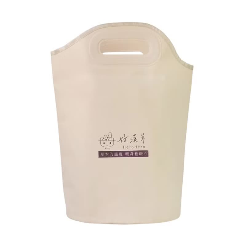 好漢草-摺疊足浴袋+漢方足浴包PLUS鎂(足好勇2袋) 公主泡腳包禮盒