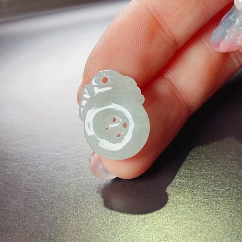 冰種翡翠福貝 | 天然緬甸A貨翡翠 | 送禮