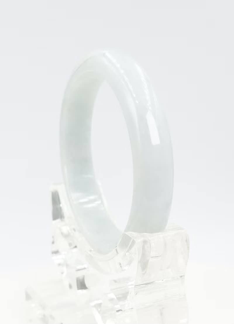 寶麗金珠寶-天然糯種淡綠A貨緬甸玉手鐲