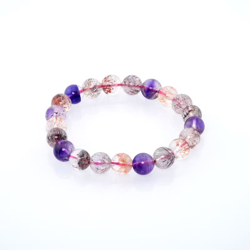 寶麗金珠寶-天然超七水晶手珠 手鍊