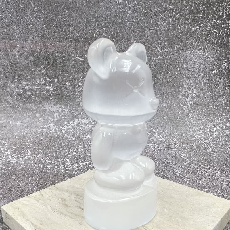 透石膏‧ 能量淨化石‧ 暴力熊擺件