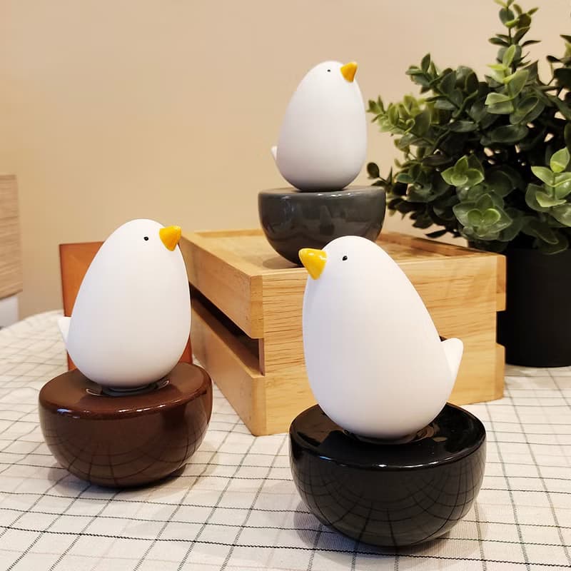 Ceramic Bird Set (Bebe Bird, Oval Bird)