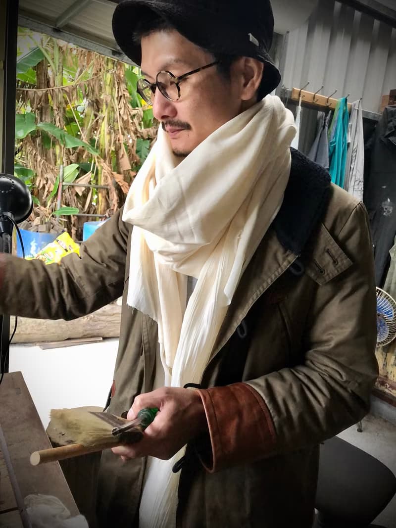 生地棉染圍巾