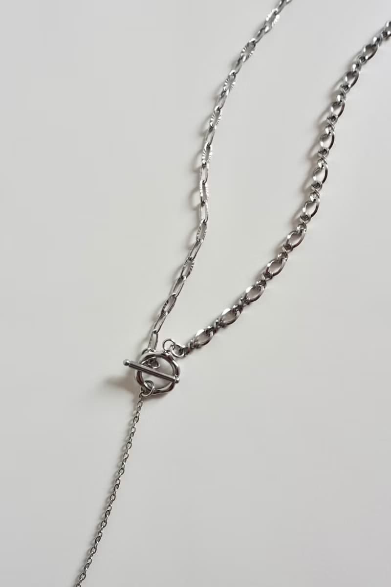 Lily Valley 半半鏈條OT扣 | 醫療鋼項鍊