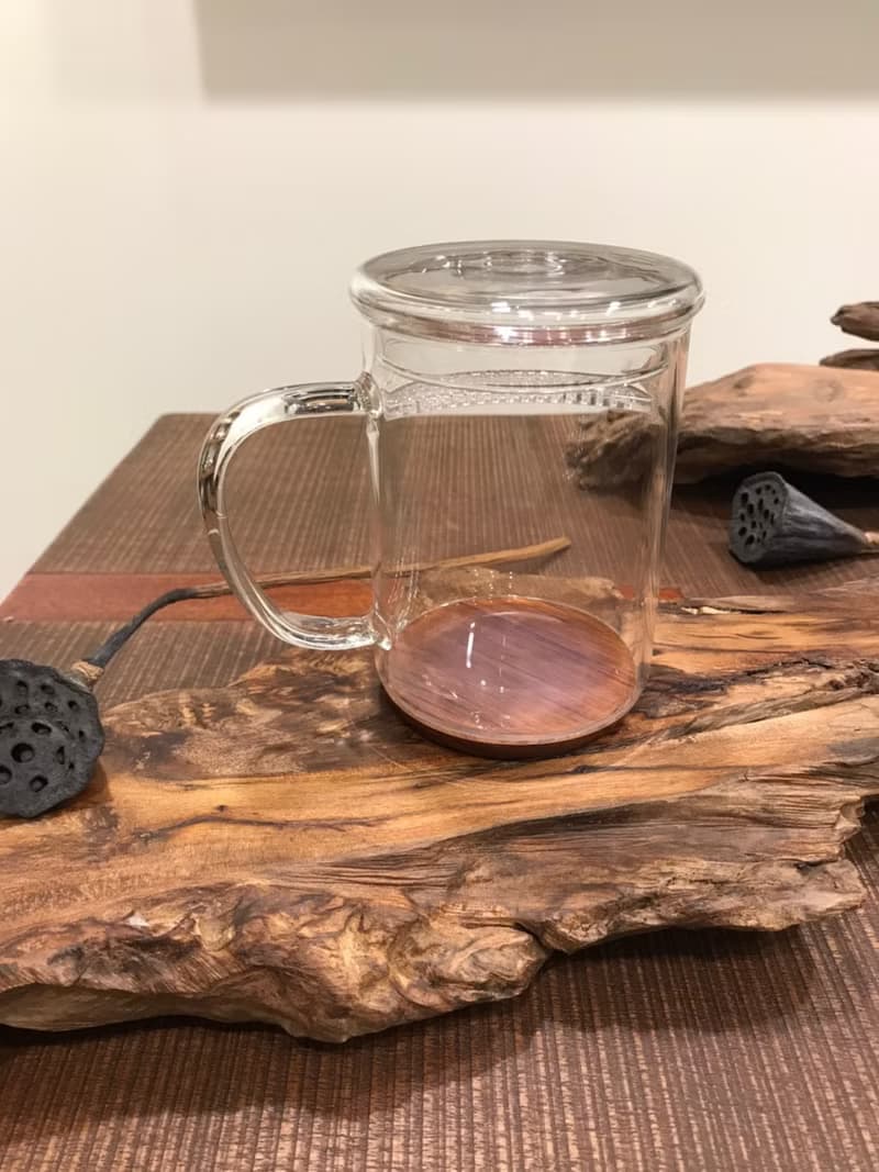 玻璃月牙馬克杯
