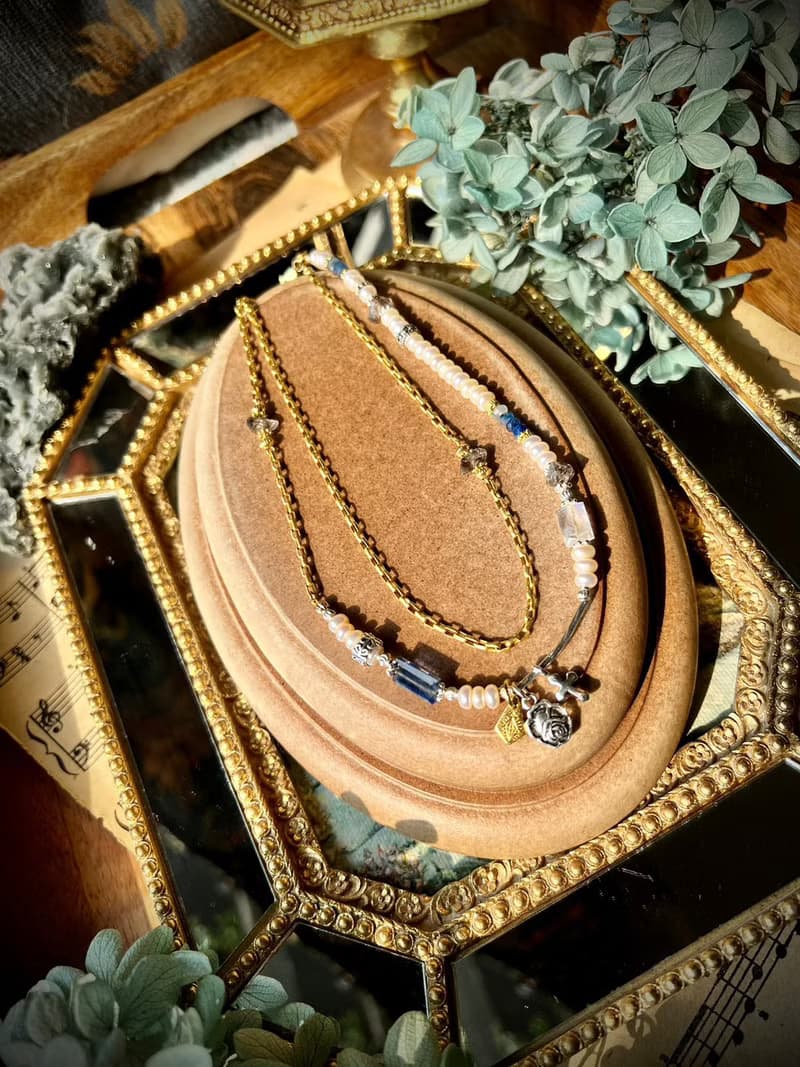 -療傷之歌-天然水晶手鏈/黃銅手鍊