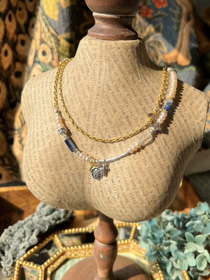 -療傷之歌-天然水晶手鏈/黃銅手鍊