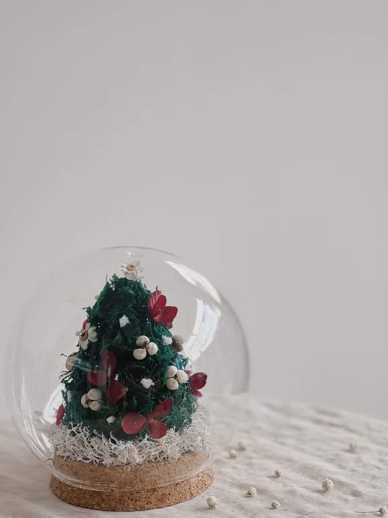 【永生玫瑰花玻璃球】• 情人節禮物/生日禮物/永生花/永生玫瑰花