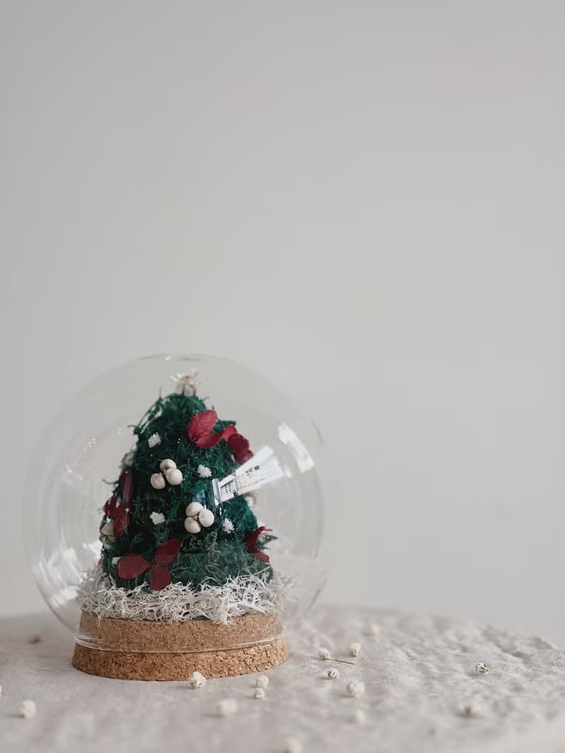 【永生玫瑰花玻璃球】• 情人節禮物/生日禮物/永生花/永生玫瑰花