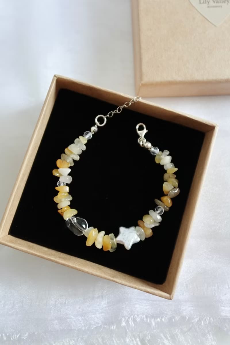 Lily Valley 星熠金光 | 手工串珠手鍊