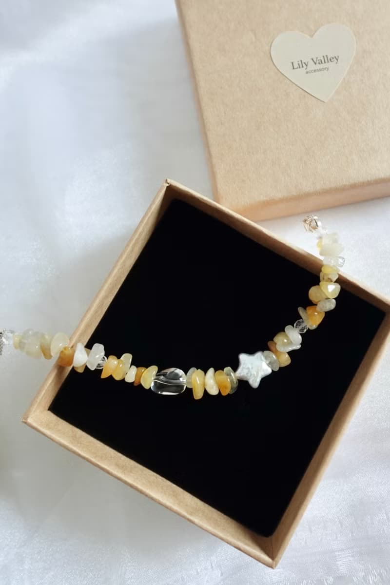 Lily Valley 星熠金光 | 手工串珠手鍊