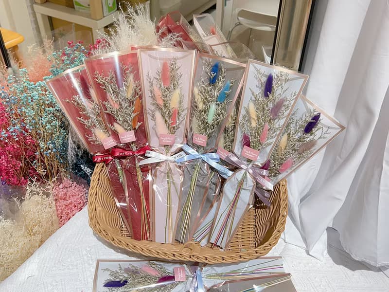 FengFlower【兔尾草乾燥花小花束】乾燥花/永生花/送禮