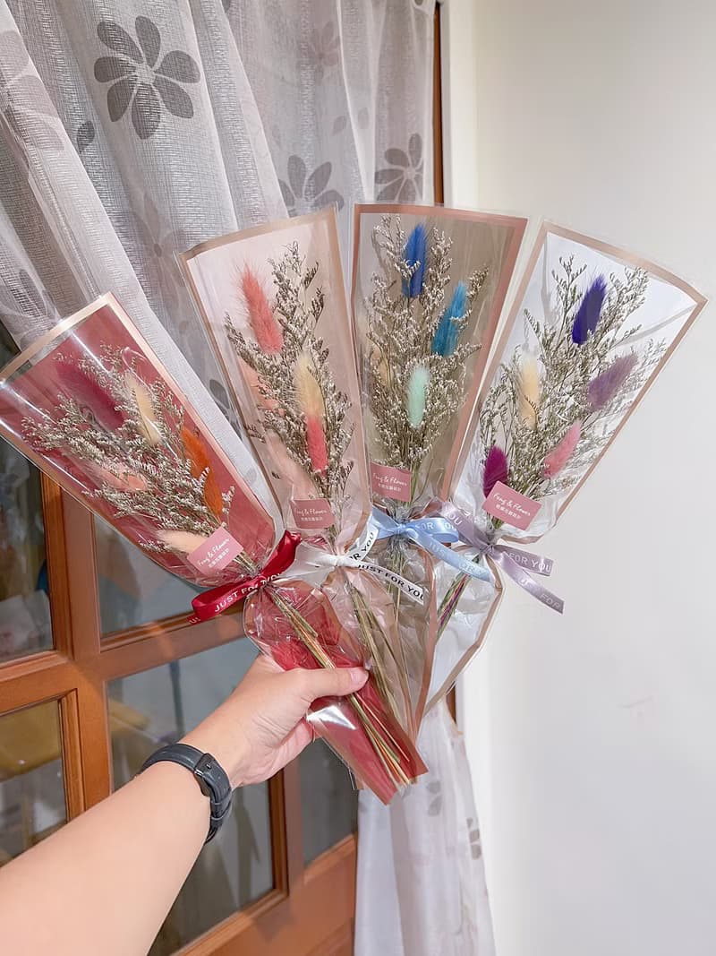 FengFlower【兔尾草乾燥花小花束】乾燥花/永生花/送禮
