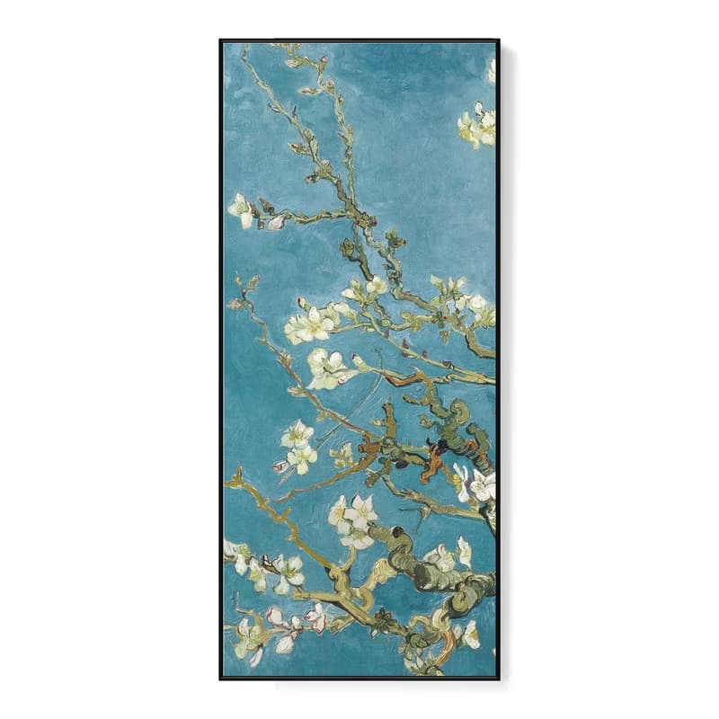 梵谷_杏花(長版III) - 梵谷系列掛畫/花卉掛畫/植物掛畫/客廳掛畫