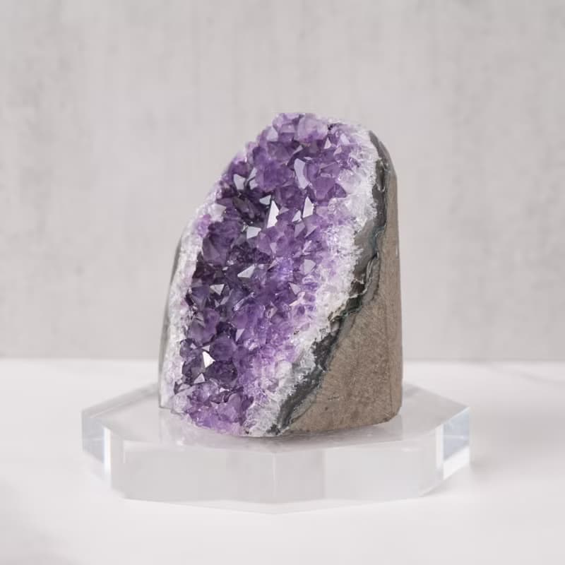 紫晶鎮 // 開運招財 智慧創意 鎮宅化煞 紫水晶 // 贈底座