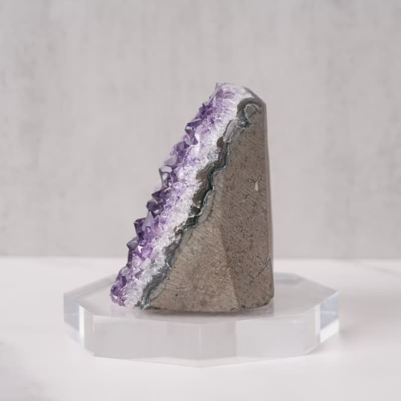 紫晶鎮 // 開運招財 智慧創意 鎮宅化煞 紫水晶 // 贈底座