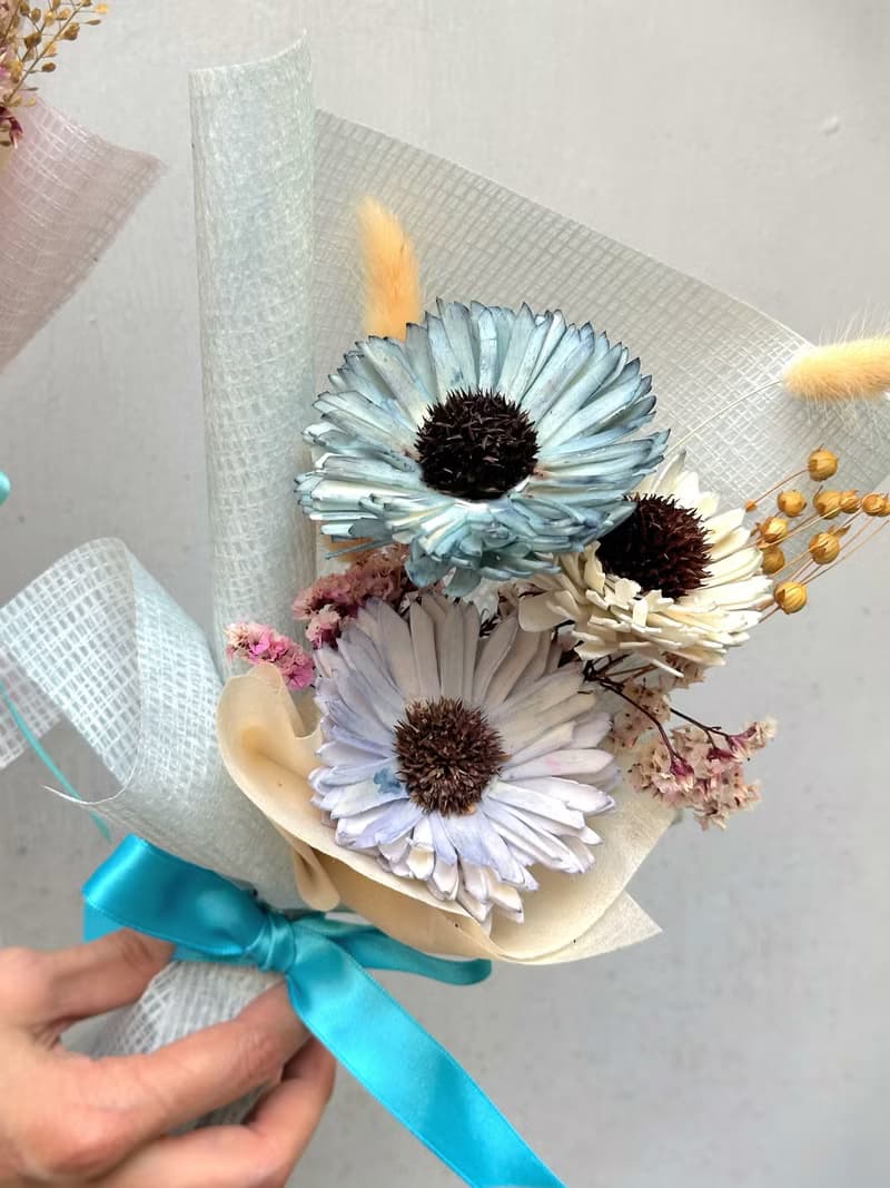 朵朵太陽 太陽花乾燥花束