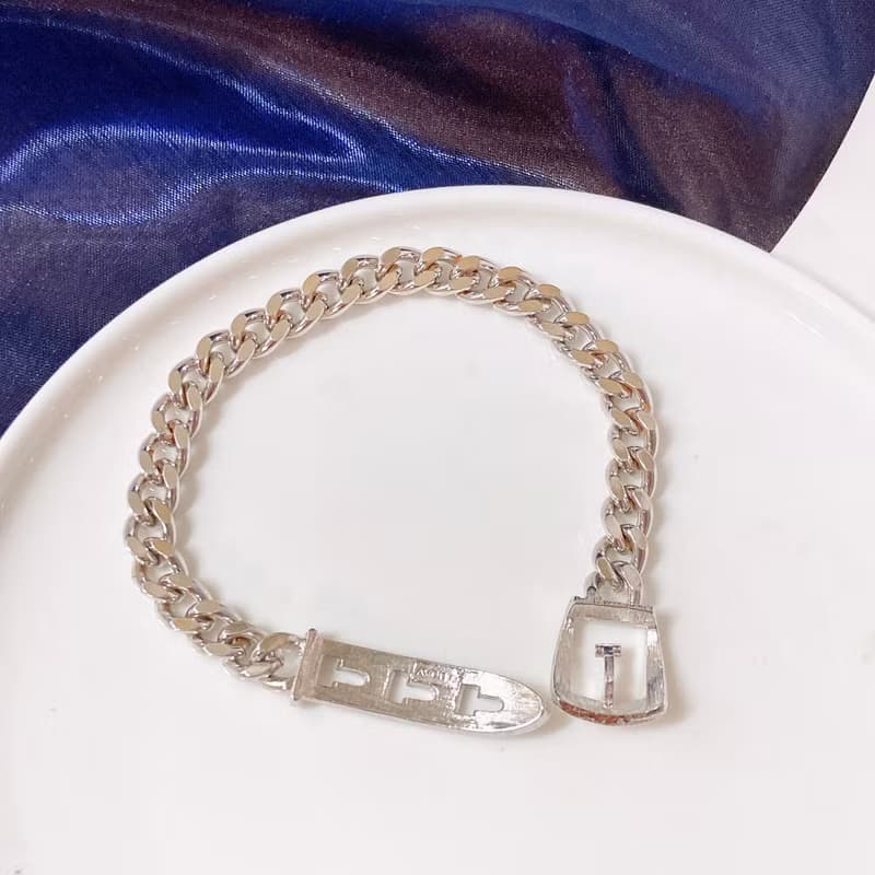 【西洋古董飾品】稀有 沙銀錶帶式扣環 掐絲 三種尺寸 手環手鍊