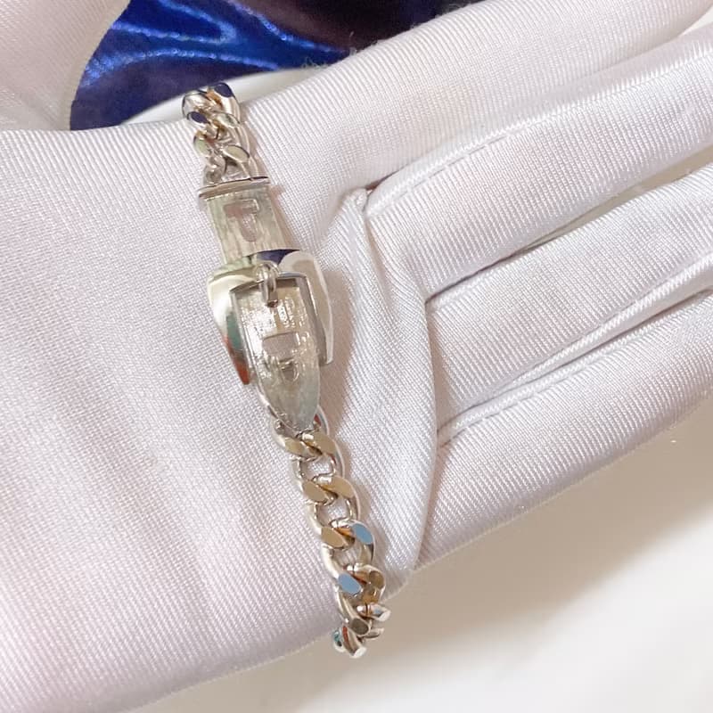 【西洋古董飾品】稀有 沙銀錶帶式扣環 掐絲 三種尺寸 手環手鍊