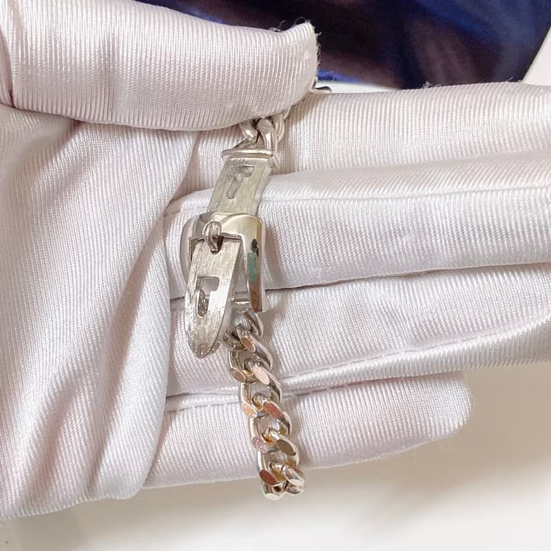 【西洋古董飾品】稀有 沙銀錶帶式扣環 掐絲 三種尺寸 手環手鍊